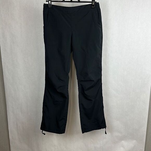 bcg Outdoor Capri Cropped Pants Hiking Lightweight Size Small Black Blue Gray Lo - Picture 10 of 14